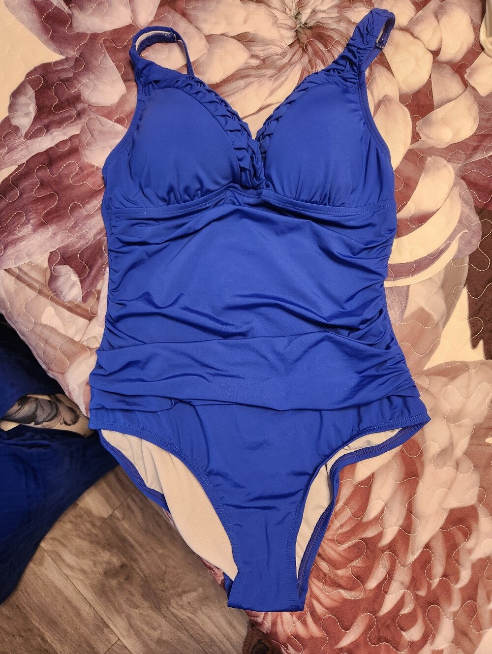 Nwot Hilor 1pc Bathing Suit Size 12